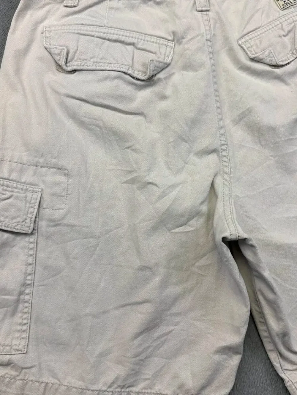Men's US Polo Assn Heavy Cargo Beige Shorts